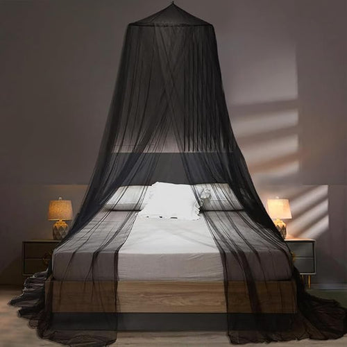 Mosquito Net Bed Canopy for Girls,King Canopy Bed Curtains Full Queen Size from Ceiling,Dome Mosquito Netting Bed Tent Twin Girls Princess Canopy Bed White Decor for Baby Crib,Kid Bed and Adult Beds