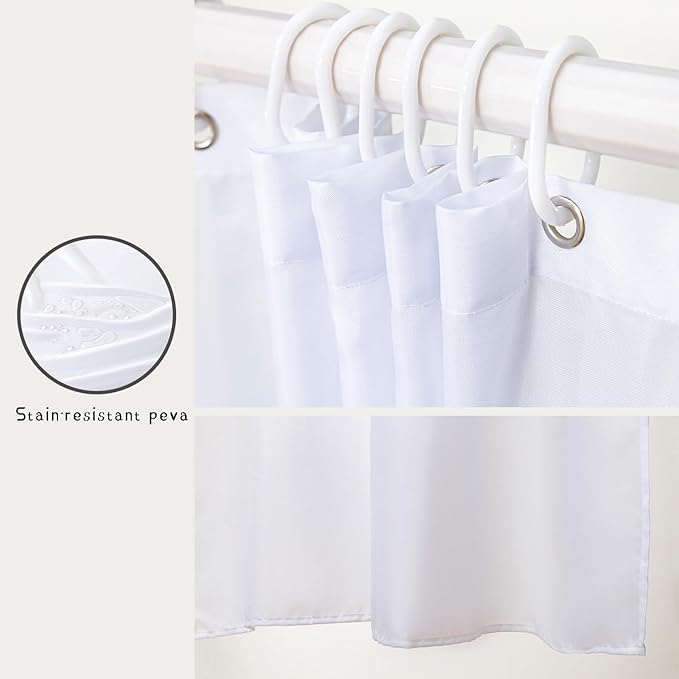 AILONEN Sport Shower Curtain,Graffiti Basketball Football Baseball Rugby Sport Art Bath Curtain Minimalist Bathroom Curtain 60" W*72" H Polyester Waterproof Bathroom Curtain with 12 Hooks