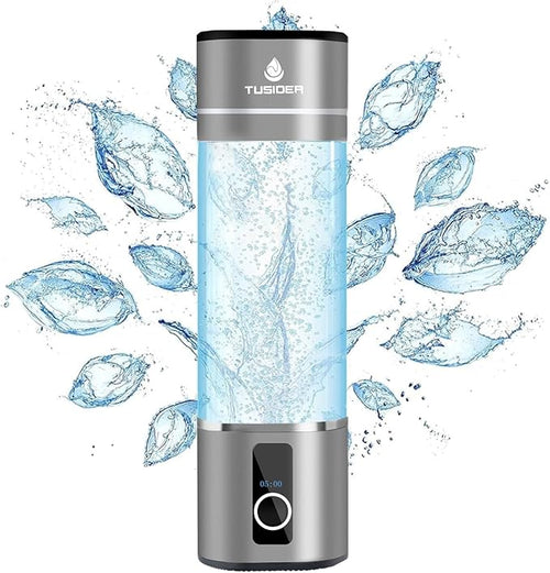 Hydrogen Water Bottle-2024 Advanced 6000ppb Hydrogen Ionized Alkaline Water Generator,Chlorine-Free,SPE/pem Technology,Dupont Membrane,Enhances Metabolism & Immunity. Perfect Health Gift