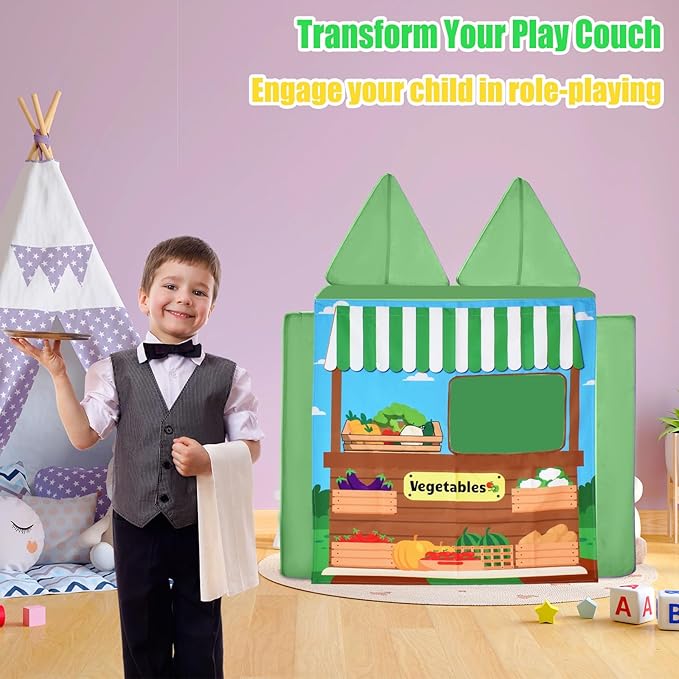 Play Panel for Kids Play Couch Childrens Foam Sofa Couch Play Panel for Toddler Couch(Sofa not Included)