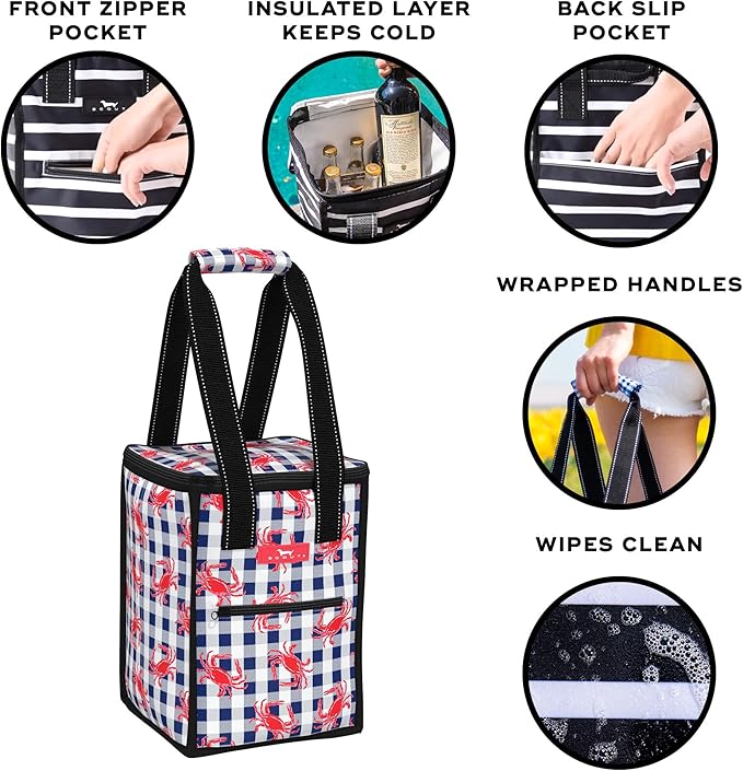 SCOUT Pleasure Chest - Soft, Lightweight, Insulated Cooler, Fits 5 Wine Bottles, Cooler for Beach, Pool, Boat, and Picnics
