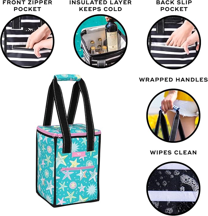 SCOUT Pleasure Chest - Soft, Lightweight, Insulated Cooler, Fits 5 Wine Bottles, Cooler for Beach, Pool, Boat, and Picnics