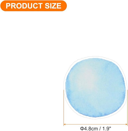 uxcell 108 Pcs (3 Sheet) Round Polka Dots Wall Sticker, PVC Peel and Stick Circle Wall Decal Sticker for Bedroom Classroom, Colorful