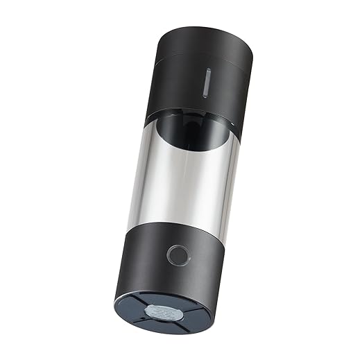 VEVOR Hydrogen Water Bottle, Hydrogen Water Bottle Generator up to 4500 ppb, 230ml Portable Hydrogen Water Machine, SPE Technology hydrogen water generator with Nasal Inhalation Tube and Self-Cleaning