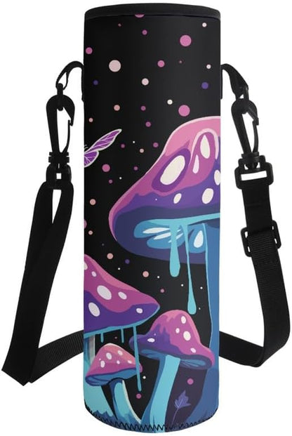 Jndtueit Basketball Water Pouch Holder, Soccer Bottle Cooler Cover Holder Strap for Outdoor Sports Gym Camping Walking