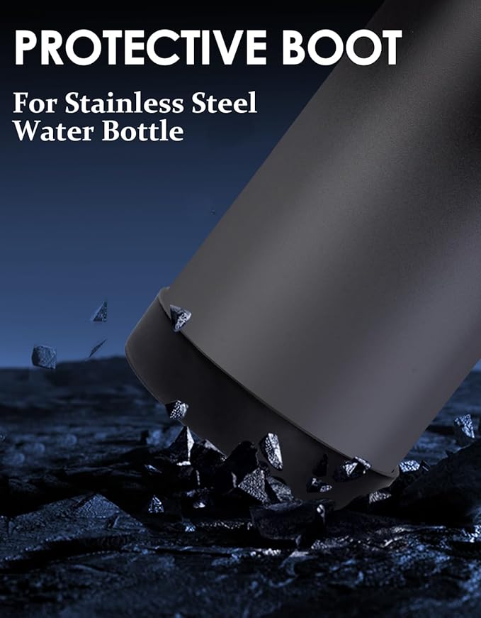 40 oz Insulated Water Bottle - (Cold 48H) Metal Water Jug with Straw & Auto Spout Lids, Leak Proof Coldest Stainless Steel Flask with Carrying Pouch, Paracord Handle for Gym Hiking Work, Coral Orange