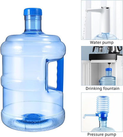 Tofficu Water Jug Portable Water Container with Cover and Handle, Camping Water Container Water Storage Containers for Outdoor Hiking