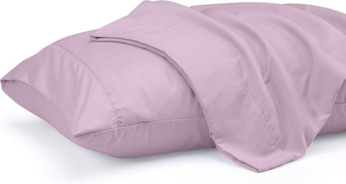 Utopia Bedding King Pillow Cases - 2 Pack - Envelope Closure - Soft Brushed Microfiber Fabric - Shrinkage and Fade Resistant Pillow Covers 20 X 40 Inches (King, Lavender)