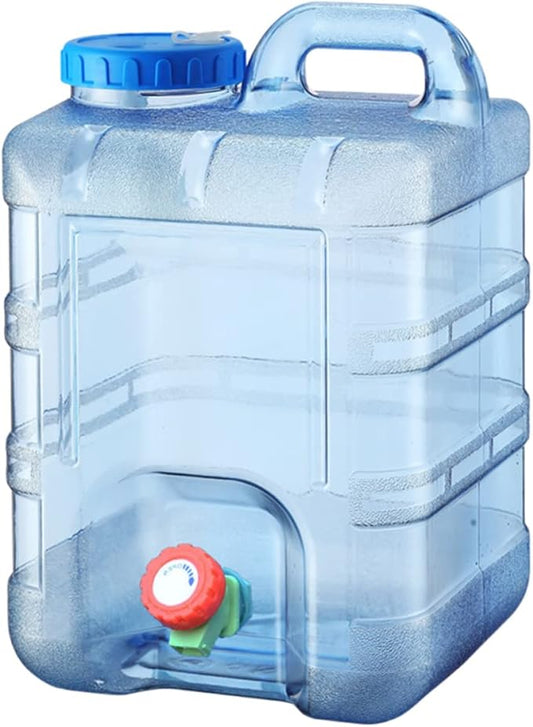 INOOMP Big Water Bottle 2 Gallon Water Jug 10l Camping Water Gallon with Spigot Handle Design Water Jug Camping Water Tank Carrier Container Camping Water Big Water Bottle 2 Gallon Water Jug