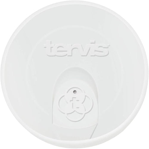 Tervis Travel Lid Made in USA Double Walled Insulated Tumbler Travel Cup Keeps Drinks Cold & Hot, Fits 24oz Tumblers & 16oz Mugs, Frosted White