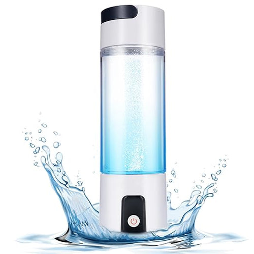 Hydrogen Water Bottle, Portable Hydrogen Water Ionizer Machine, Rechargeable Hydrogen Water Bottle Generator, with Pem SPE Technology Hydrogen Water Cup for Office, Travel, Exercise, Gift for Love