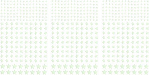 MECCANIXITY Glow in The Dark Stars Decals Decor Green Wall Stickers for Ceiling Bedroom Bedding Room 3 Set