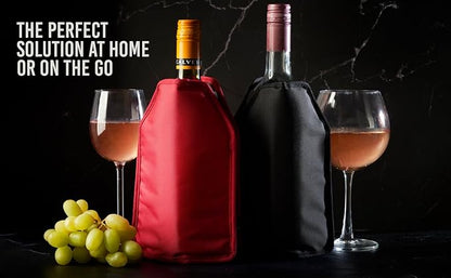 Wine Cooler Sleeve, High Quality Solid Gel Wine Sleeve, Reusable Wine Bottle Cooler, White