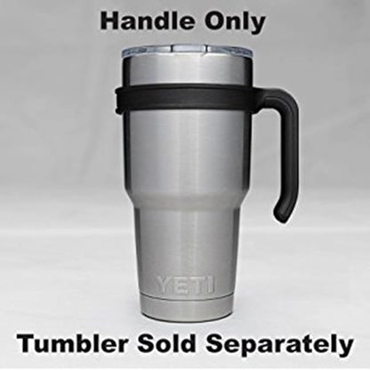 Handle for 20OZ Tumbler,Yeti Rambler Handle Anti Slip Travel Mug Grip Cup Holder for Yeti Rambler,Ozark Trail,Sic and More Tumbler Mugs