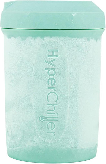 HyperChiller HC1 Patented Iced Coffee/Beverage Cooler, NEW, IMPROVED,STRONGER AND MORE DURABLE! Ready in One Minute, Reusable for Iced Tea, Wine, Spirits, Alcohol, Juice, 12.5 Oz, Mint