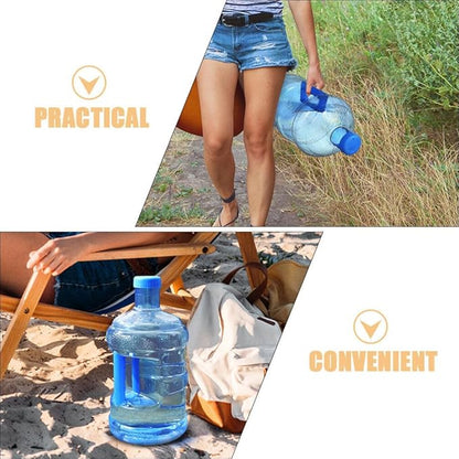 Milisten 2 Gallon Water Jug, 7.5L Water Bottle with Screw Cap Portable Water Storage Bucket Water Container Water Kettle Reusable Motivational Jug for Camping Hiking