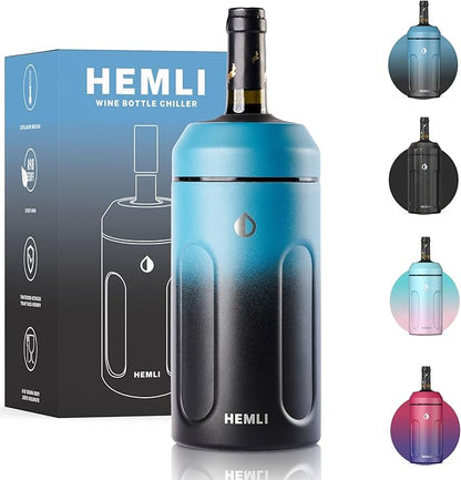 Wine Chiller, Wine Bottle Chiller, Wine Bottle Cooler, Wine Chiller Sleeve, Wine Cooler Holder, Champagne Chiller, Wine Gift Ideas
