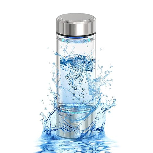 Hydrogen Water Bottle 2024, Hydrogen Water Bottle Generator, PEM/SPE Electrolysis Rechargeable Portable Hydrogen Water Ionizer Machine Improve Water in 3 Minutes for Home, Office, Travel