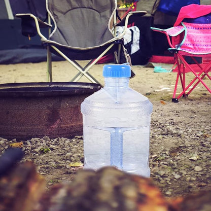 LALAFINA Camping Water Container Jug 3l Water Bucket Leak-proof Plastic Water Bottle Reusable Motivational Jug Screw Top Cap with Integrated Handle for Outdoor Sports