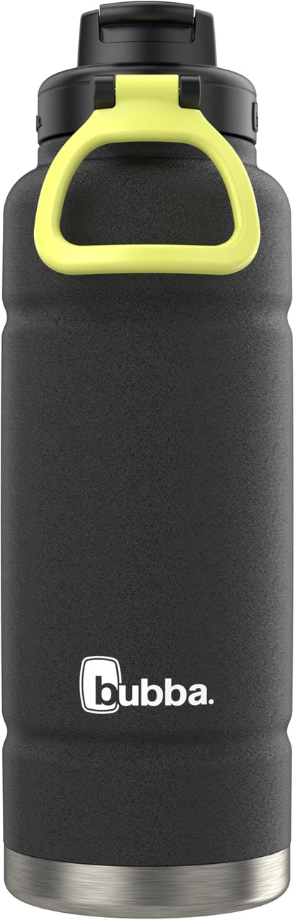 Bubba Trailblazer Insulated Stainless Steel Water Bottle with Straw Lid, 40oz, Licorice Powder Coat