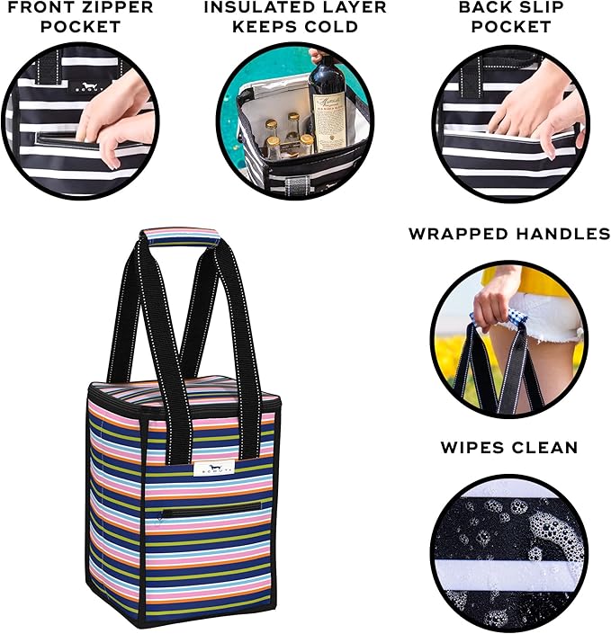 SCOUT Pleasure Chest - Soft, Lightweight, Insulated Cooler, Fits 5 Wine Bottles, Cooler for Beach, Pool, Boat, and Picnics