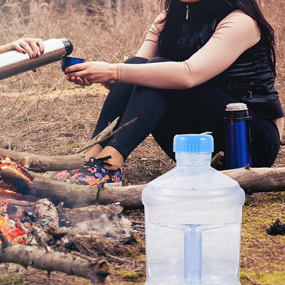 LALAFINA Camping Water Container Jug 3l Water Bucket Leak-proof Plastic Water Bottle Reusable Motivational Jug Screw Top Cap with Integrated Handle for Outdoor Sports