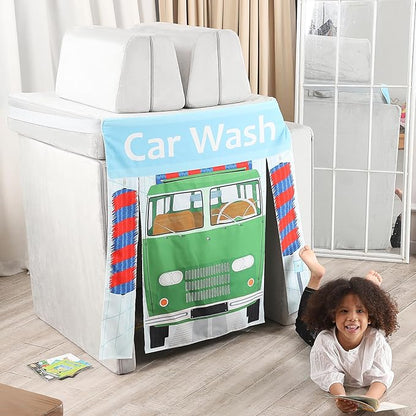 Play Panels for Kids Foam Play Couch, Car Wash