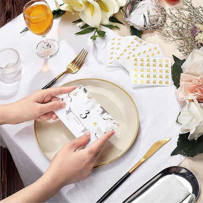 OLYCRAFT 2400pcs 4 Styles Gold Meal Stickers 0.5 Inch Food Choice Sticker Sheep/Cow/Duck/Fish Wedding Meal Indicator Stickers Kitchen Stickers Meal Stickers for Place Card Wedding Party Supplies