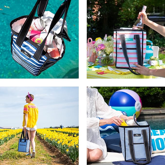 SCOUT Pleasure Chest - Soft, Lightweight, Insulated Cooler, Fits 5 Wine Bottles, Cooler for Beach, Pool, Boat, and Picnics